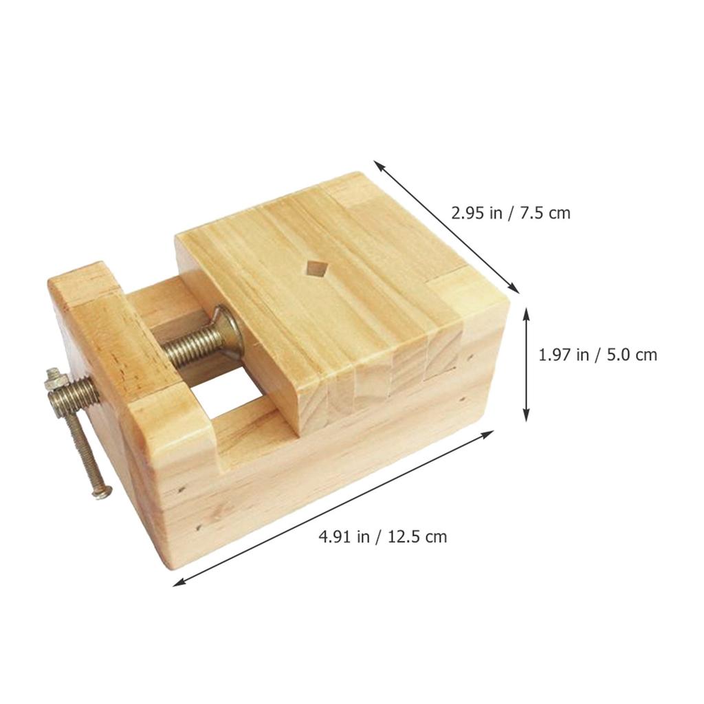 Premium Seal Carving Bed Wood Metal Construction for Stone Carving Engraving DIY Seal Making Craftsmanship Woodworking Vise