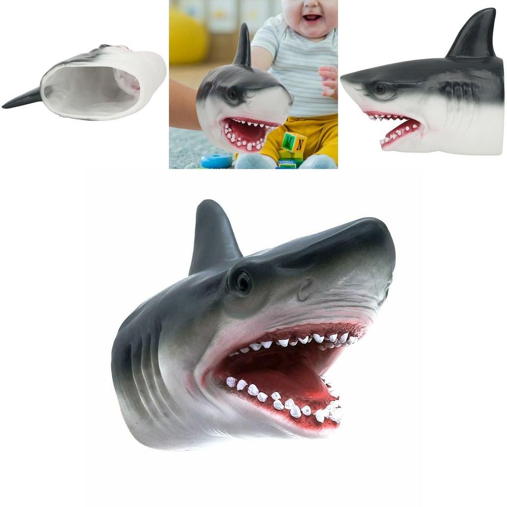 Premium Hai-Kopf Handpuppe Plüschtier für Kinder Sicherer und lehrreicher Spaß