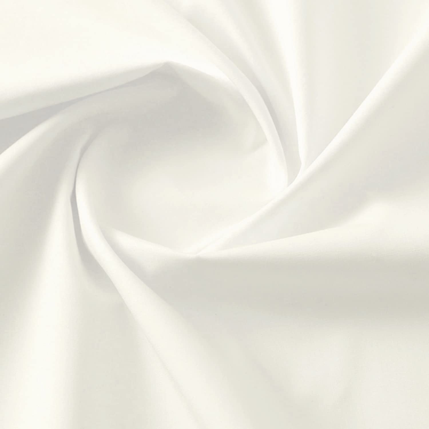 

moonfarm 18 Colors Made in Cotton Broadcloth 2m x 112cm Solid for Crafts Available, Japan, 100% Fabric, Wide, Color, (White) белый