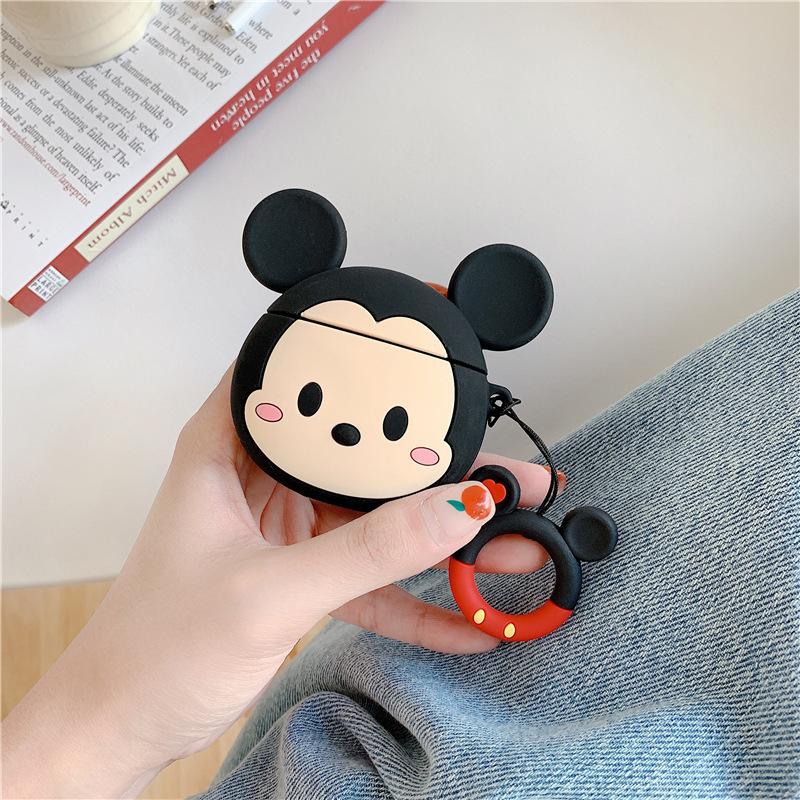 Applicable AirPods 1 Protective Case Cute Cartoon Silicone 1st Generation 1st Generation 4th Generation New 3rd Generation Apple Wireless Earphone Cas