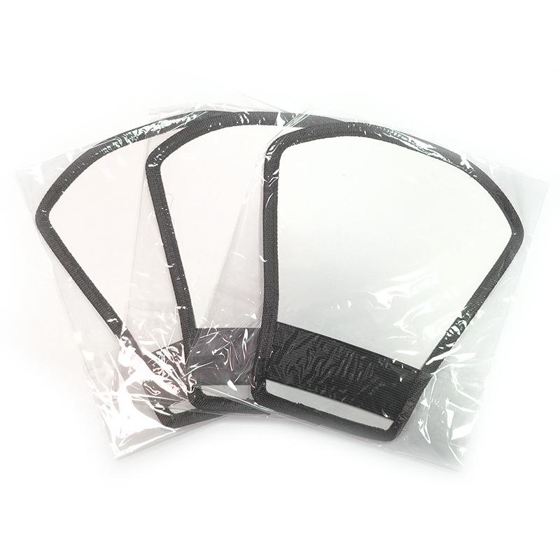 Reflector Silver-White Flash Diffuser Softbox - Fan-Shaped Camera Accessory