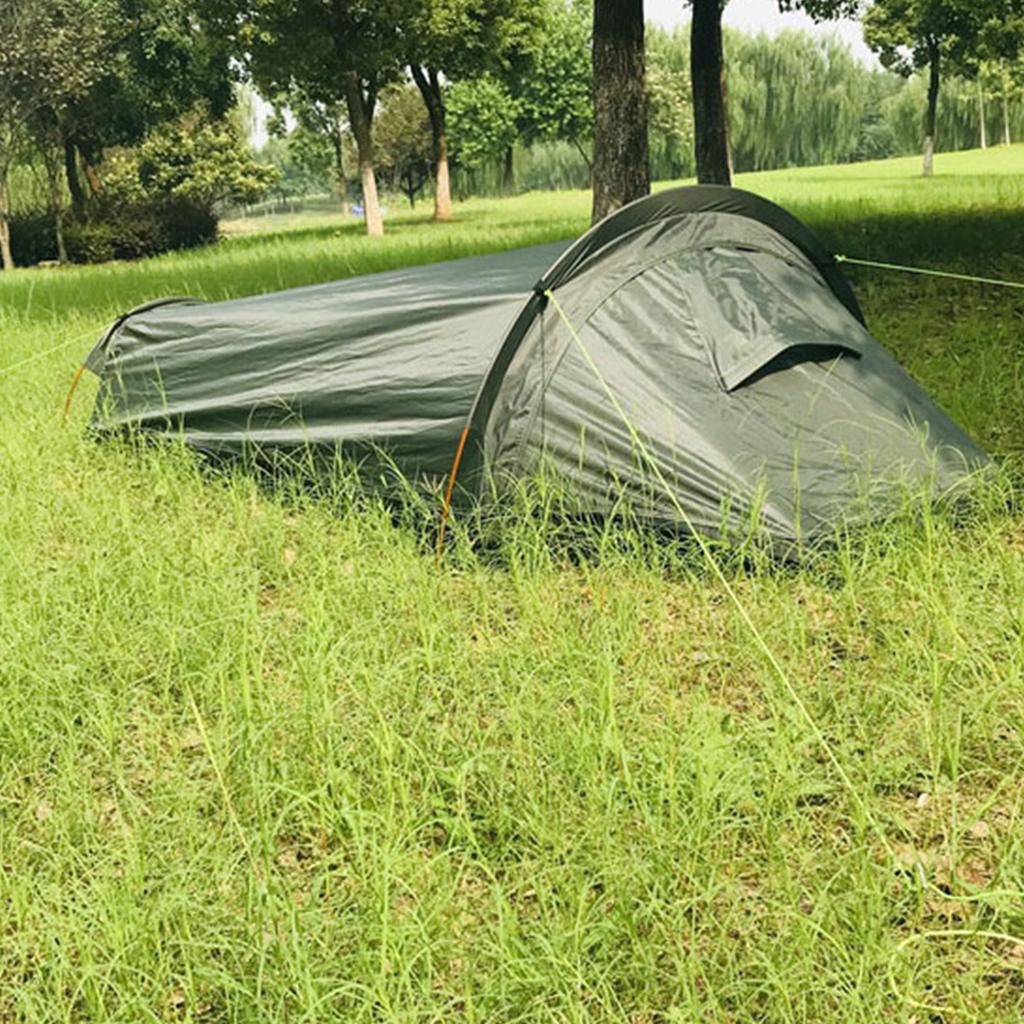 Watertight Backpacking Tent Camping Bivy Bag Single Person Individual Bivy Tent Lightly weight Single Person Tent