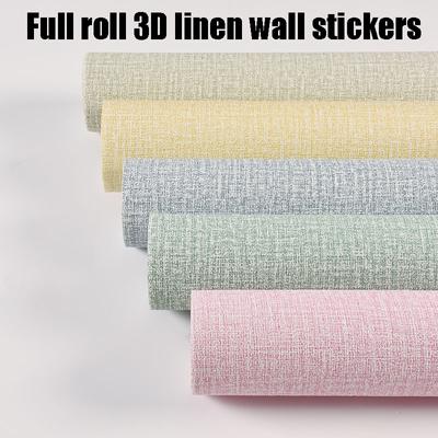 Wallpaper Self-adhesive Waterproof and Moisture-proof Wall Stickers Warm Renovation Wall Stickers for Bedrooms and Living Rooms