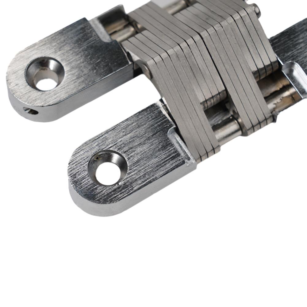 High Quality Hinge Door Hinges Home Improvemen Concealed Folding Door Hardware Stainless Steel Zinc Alloy Body
