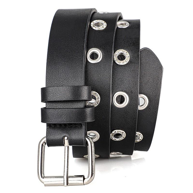 Women's Minimalist Stylish Needle Buckle Belt , Solid Color Elegant PU Leather Belt Casual Punk Versatile Accessory Men's Belts