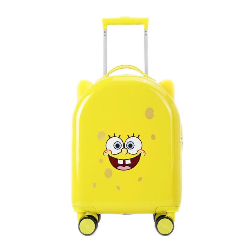 Детский чемодан Traveler 16 дюймов, пластиковый, с мультяшным дизайном 16 inch