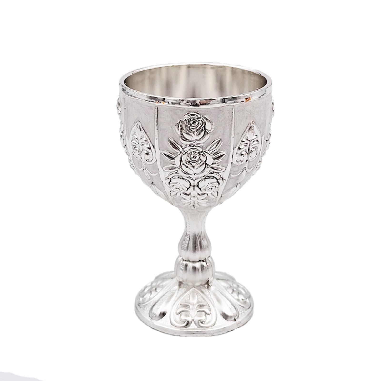 

Small Wine Cup, One Sip Cup, European Home Metal Exhibition Decoration Ornament One Size белый