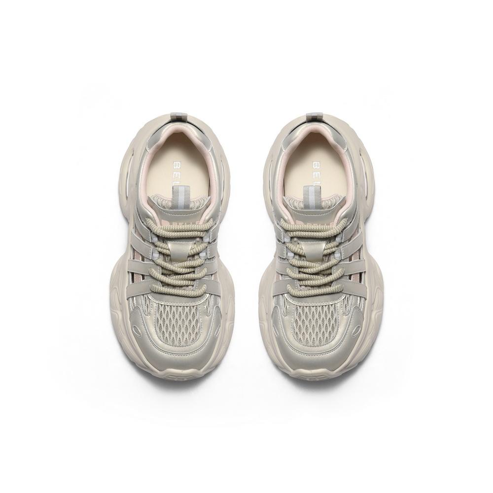 Belle Breathable Mesh Dad Shoes Women's Summer New Thick-soled Height Increasing Casual Sandals