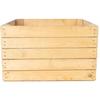 Caisse en Bois Vintage Clair - CREATIVE DECO - 50x40x30 cm - Caisse Bois Vin - Cagette Bois - Fruits - Rangement