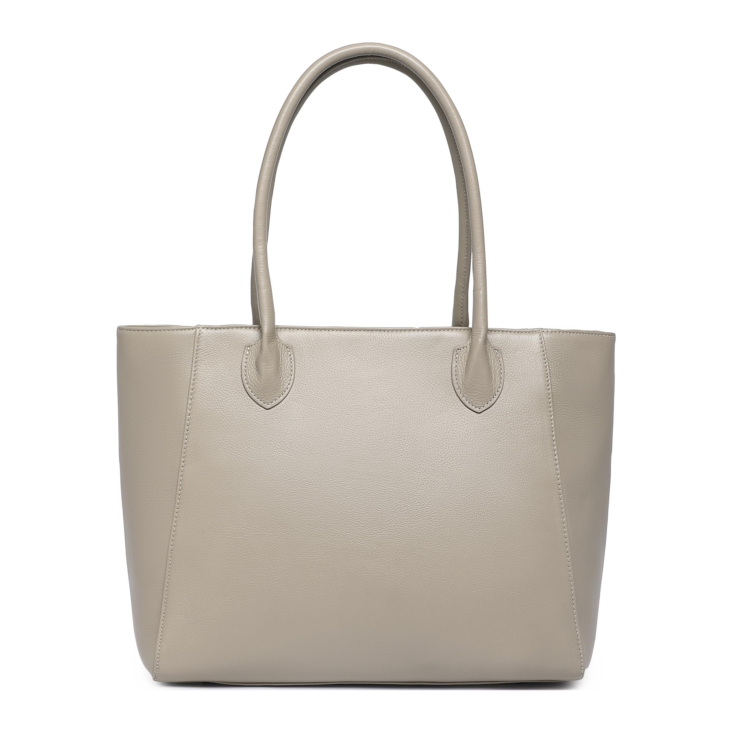 Geantă Tote Piele Potrivită pentru Afaceri Afaceri PIELE [Gussio Italia] Geantă Bărbați, 100% (Piele de vacă), Repelent la apă, Durabil, Bidirecțional, A4, Laptop de 14 inchi, Navetă, beige