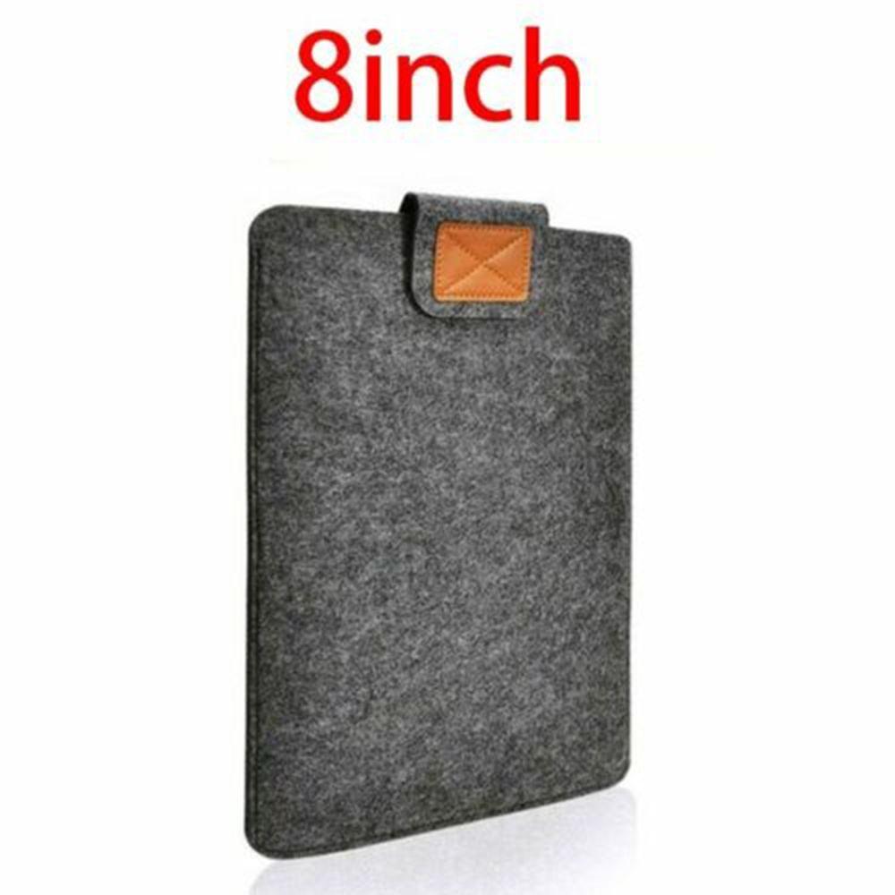 Fabric Envelope Pocket Wool Felt Pouch Capa Tablet Covers Sleeve Case