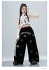Trendy Girls' Jazz & Hip Hop Dance Crop Top Performance Costume