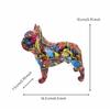 Adorable Dog Figurine | Lightweight Resin Construction, Compact Modern Design, Statue, for