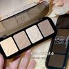 KIADZIE Highlight & Shading Palette, Chestnut Brown Color: Creates natural shadows, highly pigmented, face color, enhances dimension, suitable for