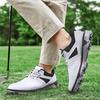 Autumn and Winter New Men's Golf Shoes Low-top Casual Shoes Thick-soled Sports Men's Shoes with Nails Outdoor Men's Shoes Trendy Shoes