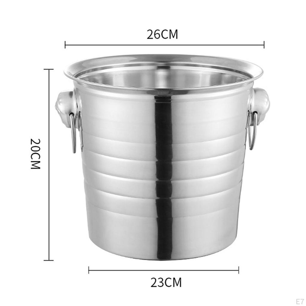 Cubo de hielo con abrazadera, cubos de cerveza, práctico y portátil, herramienta para enfriar bebidas para fiestas en hoteles.