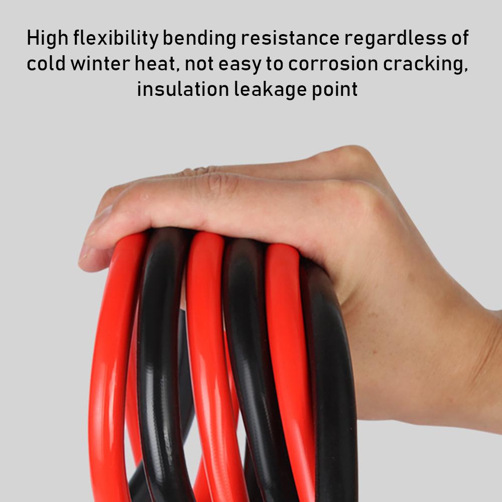 

1.8 М 500А Пускові дроти для автомобільного акумулятора Кабель для запуску живлення Перемички Бустерний кабель Лінія Для автомобілів Вантажі Позашляховики З затискачами Кліпси