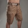 Men Urban Shorts Outdoor Wear-Resistant Cargo Shorts Quick Dry Multi-pocket Plus Size Hiking Pants