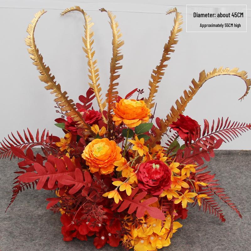 Artificial Wedding Aisle Flowers: Hotel Table Arrangements & Decorative Flower Balls for Stage and Welcome Area