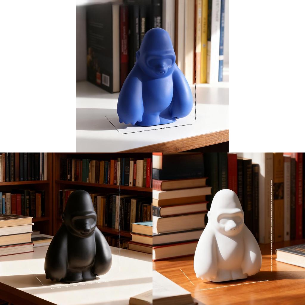 Moderne Kunst Gorilla Figur für Heimdekoration und Kinderzimmer-Ausstellung