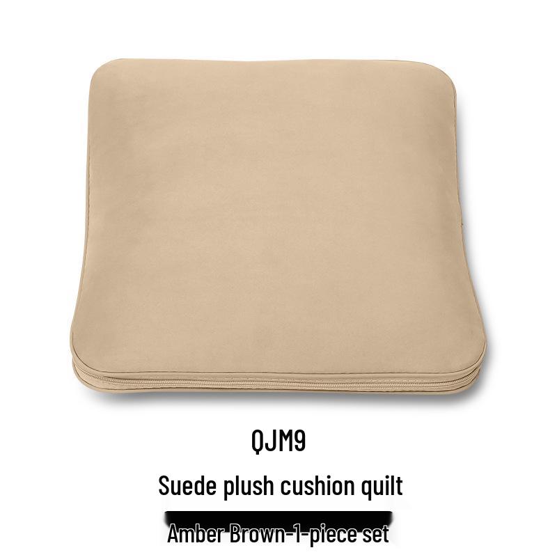 Multi-functional Suede Plush Pillow/Air Conditioning Blanket/Car Accessory