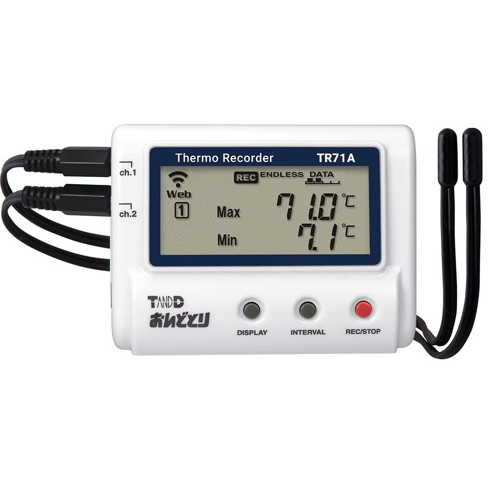 

Регистратор температуры T&D Tondori Wireless LAN TR71A (старая модель TR71WB)