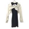 Unused Long Sleeve Shirt Docking Mini Dress S Tagged Women Used