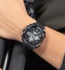 SKMEI 1673 Practical Sporty Men's Dual Display Watch Steel Strap Life Waterproof Fashion Outside Style Male Wristwatch
