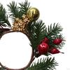 Weihnachts-Kerzenring Handgefertigte Dekoration für Geburtstag Tür Jubiläen Stilvoll A