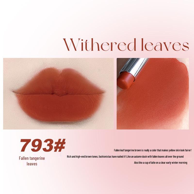 Novo Admiration Lightweight Velvet Matte Lipstick - Silky, Non-Smudging, Pigmented, and Creamy Matte Formula for Natural Whitening.