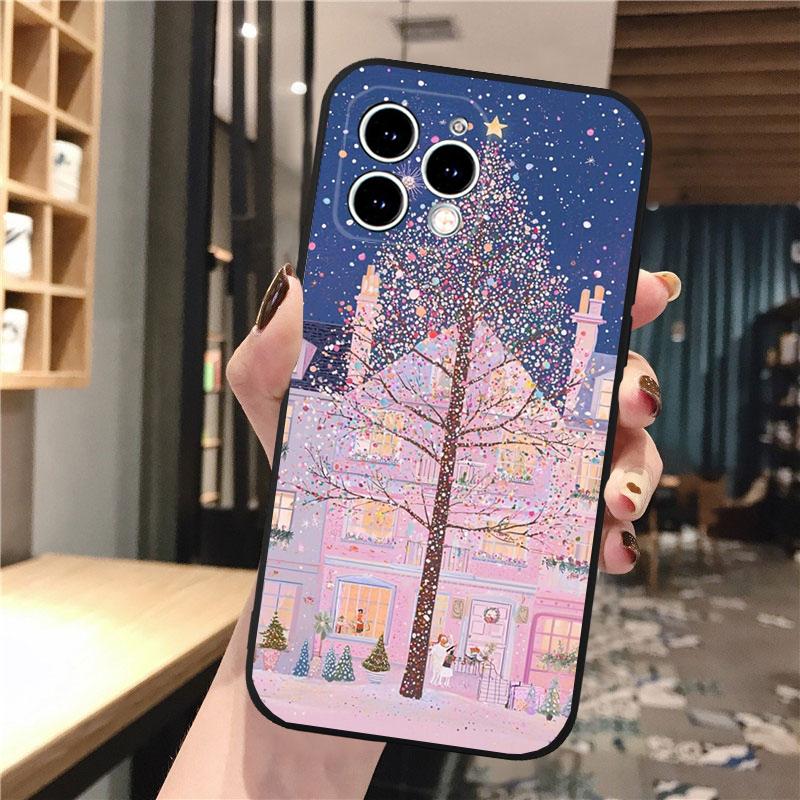 

Phone Case Carcasa Funda For iPhone 17 Pro Max Air 16 15 14 13 Pro Max 15 16 Pro 15Plus 16E Aesthetic Christmas Case iphone 15Plus
