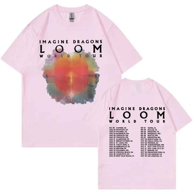 Loom 2024 Tour T Shirt Imagine Concert Dragons 2024 New Album Tshirts Men Women Fashion Vintage Short Sleeve Tshirt Streetwear