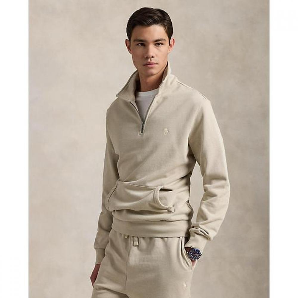 Polo Ralph Lauren Men S Loopback Fleece Quarter Zip SweatShirt Mnpokni16824384020 S