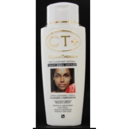 Lait éclaircissant - CT+ - Thérapie clarifiante - Anti-tâches - Sans parabène - Pour adultes