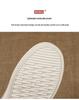 Men's Casual Cotton Linen Backless Moccasins - Solid Color Low-Top Slippers