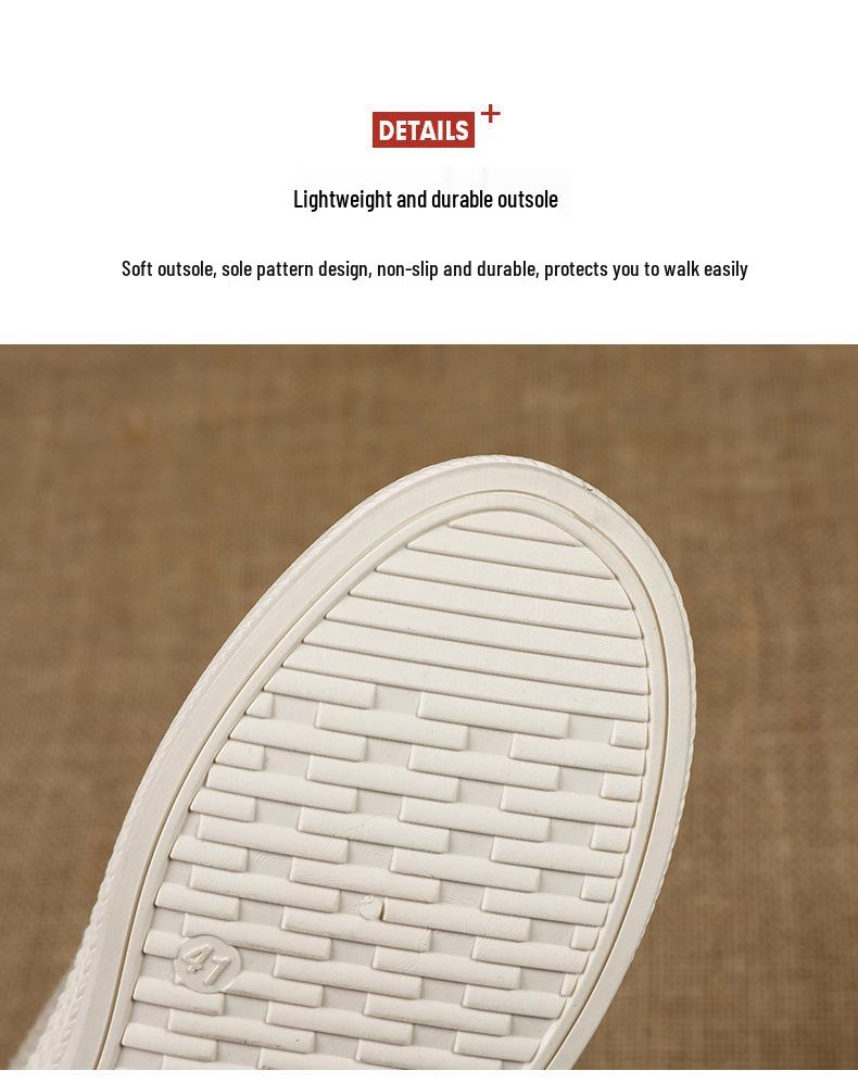 Men's Casual Cotton Linen Backless Moccasins - Solid Color Low-Top Slippers