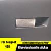 For Peugeot 408  2024 Glovebox Handle Sequ Stainless Steel Interior Storage Box Sequ