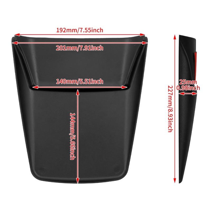 Motorrad-Kotflügel vorne, Kotflügelverlängerung hinten, Hugger-Verlängerungssatz, kompatibel mit 1250 RA1250 1250S RA1250S, einfach zu installieren