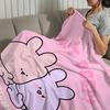 Süße Cartoon A-Asamimichan Decke Plüsch Nickerchen Sofa Teppich für Wohnzimmer Warmes Büro Schlafzimmer Geburtstag Zuhause Reise Kinder Geschenke