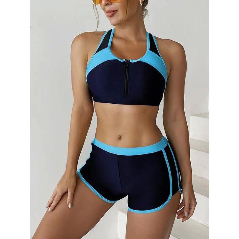 

Боксеры Облегающие Бюстгальтер на молнии Купальник Боксеры Облегающие Бюстгальтер на молнии Купальник Раздельный BL L