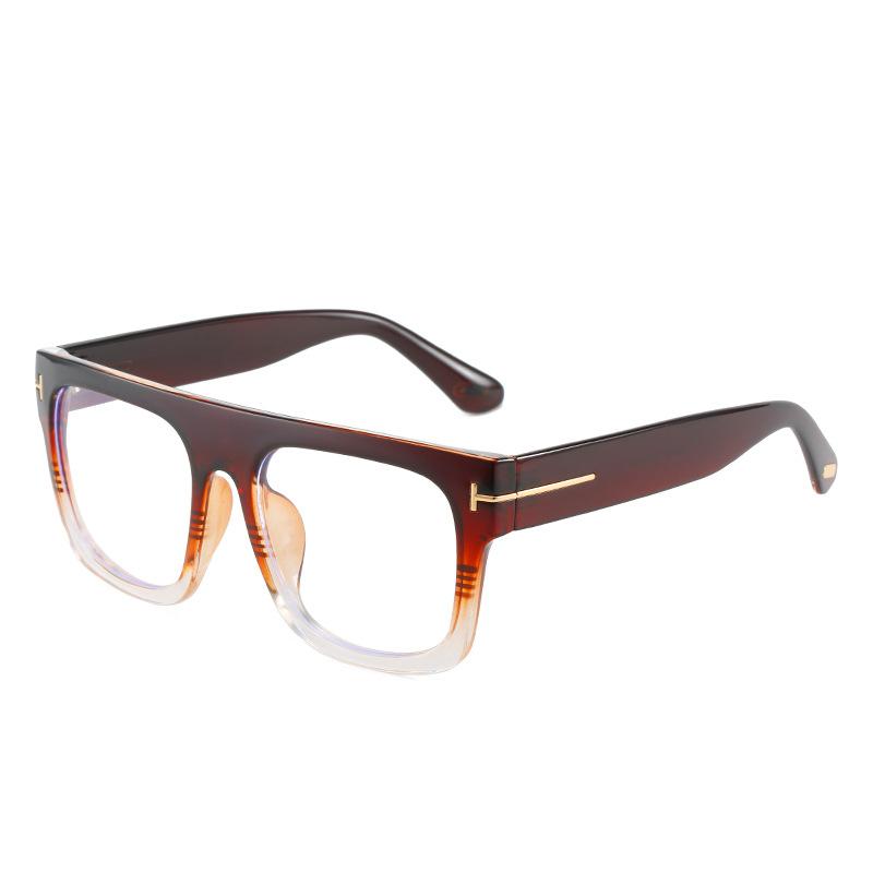 Photochromic Reading Glasses Oversized Square Leopard Print Women Eyeglasses Anti Blue Light Big Frame Computer Eyewear