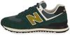 Unisex Sneakers 574 Marsh Green/white/black