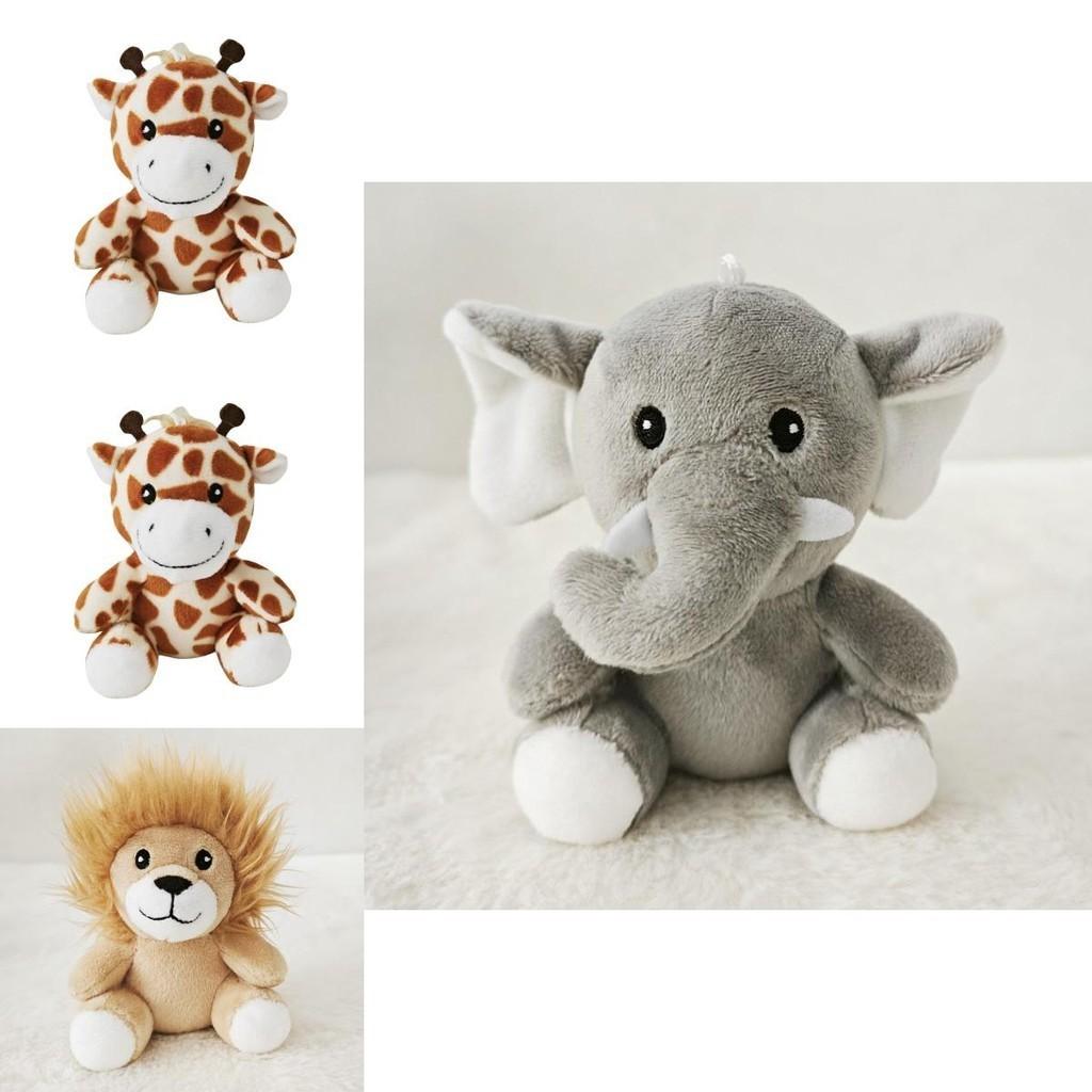 Jungle Animal Lion Tiger Giraffe Stuffed Toy Wholesale Stock