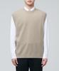 MUSINSA STANDARD Lambswool Crew Neck Knit Vest [Beige]