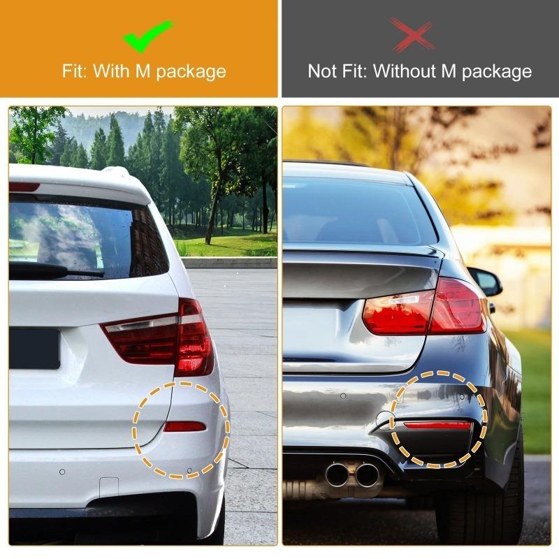 Rear Reflector Brake Light Turn Signal Lamp For BMW X3 F25 2011 2012 2013 2014 Reflective Strips 63147217315 63147217316