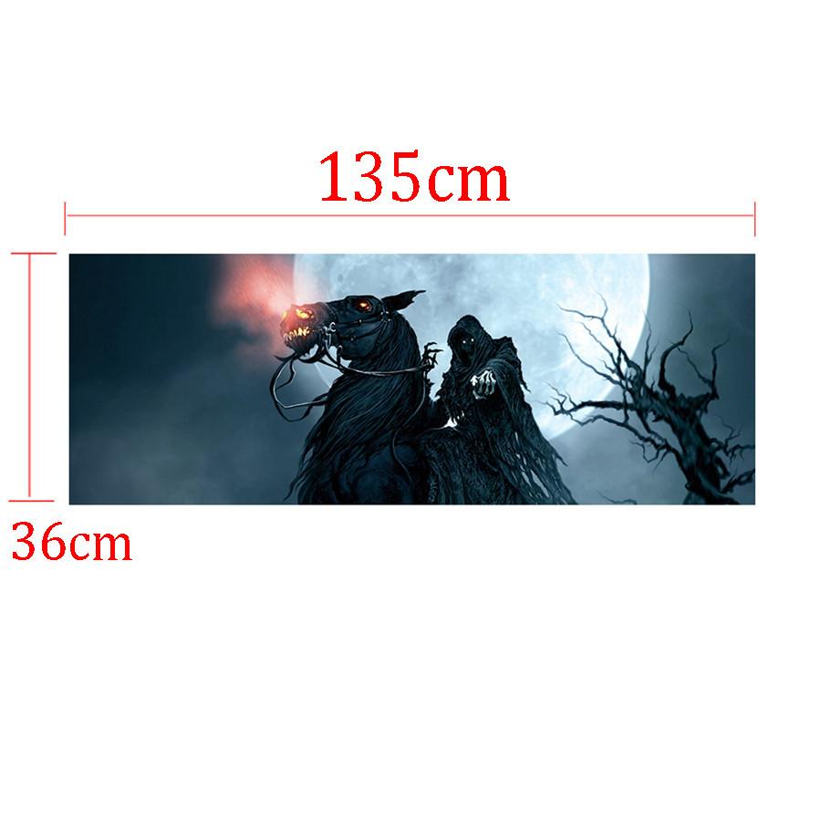 14" x 53" מדבקת גרפיקה של מלאך המוות לחלון אחורי למשאית ג'יפ רכב שטח