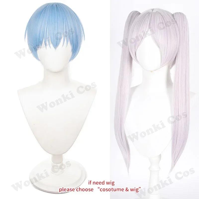Anime Frieren Cosplay Costume Himmel Heiter Cosplay Frieren Wig Short Hair For Men Women Party Outfits With Cloak