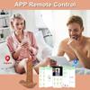 IPX7 APP Tragbarer Dildo-Vibrator, weiblicher G-Punkt-Massagegerät, Sexspielzeug, realistischer beheizter Dildo, magnetische Aufladung