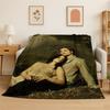 Classic Twilight Saga Edward Bella Flannel Blanket Soft Warm Throw Blanket for Bedroom Living Room Bed Travel Camping Picnic