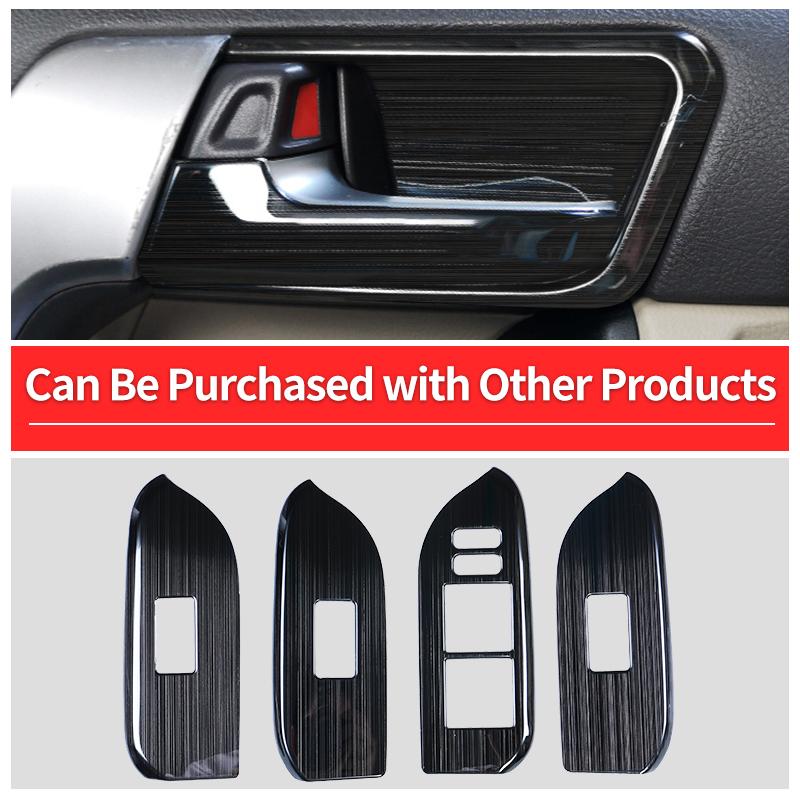 MWLU3 2010-2023 For Toyota Land Cruiser Prado 150 Lc150 FJ150 Accessories Stainless Steel Door Handle Cover ,Interior Decoration 2022
